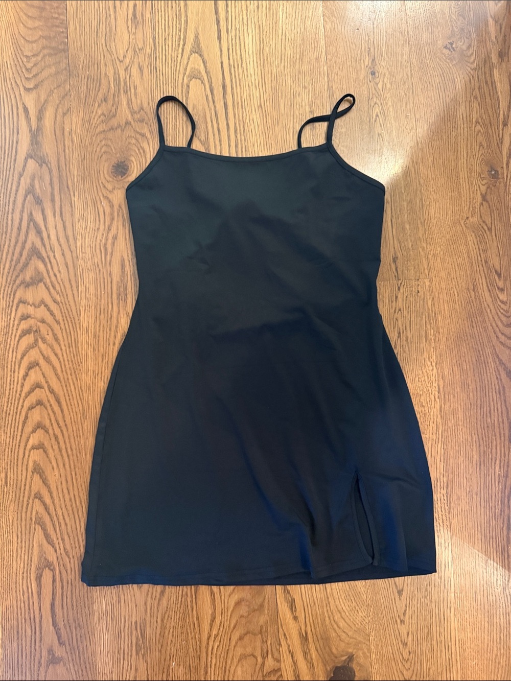 Black Spaghetti Strap Mini Dress